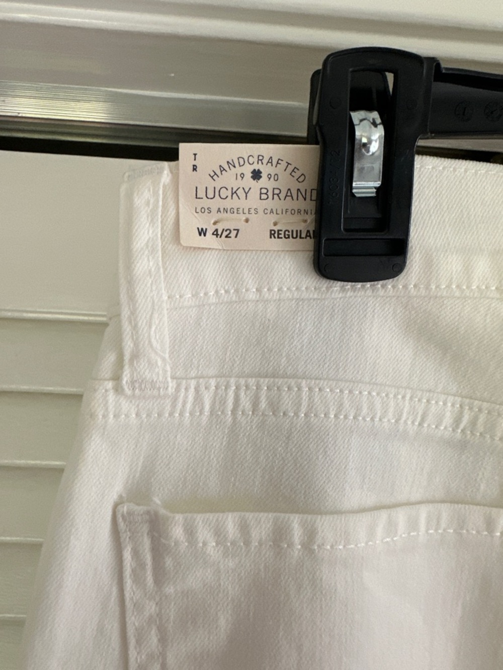 Lucky brand sweet straight white jeans NWT 4/27 - Picture 7 of 10